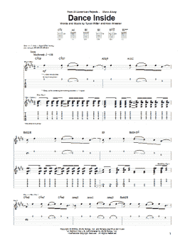 page one of Dance Inside (Guitar Tab)