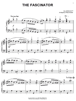 page one of The Fascinator (arr. Phillip Keveren) (Easy Piano)