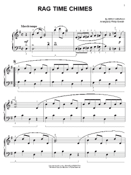 page one of Rag Time Chimes (arr. Phillip Keveren) (Easy Piano)