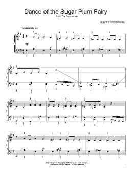 page one of Dance Of The Sugar Plum Fairy (from The Nutcracker) (Easy Piano)