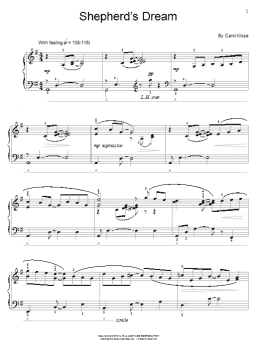 page one of Shepherd's Dream (Educational Piano)