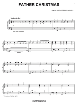 page one of Father Christmas (Piano, Vocal & Guitar Chords (Right-Hand Melody))
