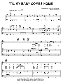 page one of 'Til My Baby Comes Home (Piano, Vocal & Guitar Chords (Right-Hand Melody))