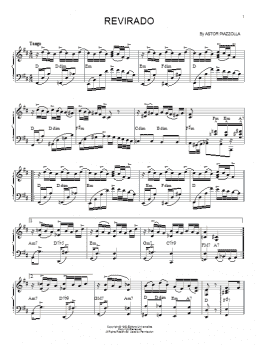 page one of Revirado (Piano Solo)