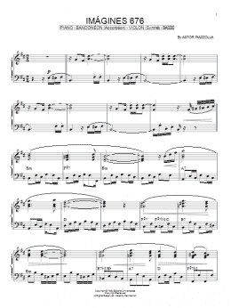 page one of Imagines 676 (Piano Solo)