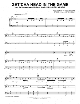 page one of Get'cha Head In The Game (from High School Musical) (Piano, Vocal & Guitar Chords (Right-Hand Melody))