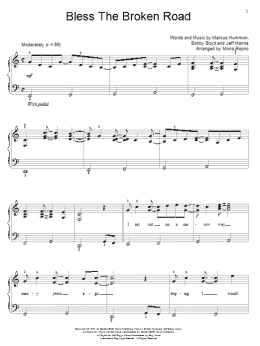 page one of Bless The Broken Road (Educational Piano)