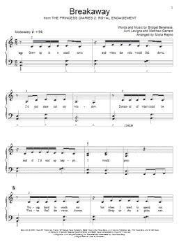 page one of Breakaway (Educational Piano)