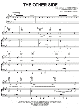 page one of The Other Side (Piano, Vocal & Guitar Chords (Right-Hand Melody))