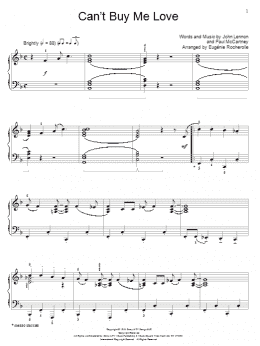 page one of Can't Buy Me Love (Educational Piano)