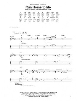 page one of Run Home To Me (Guitar Tab)