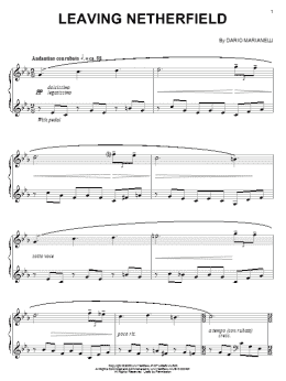 page one of Leaving Netherfield (from Pride And Prejudice) (Piano Solo)