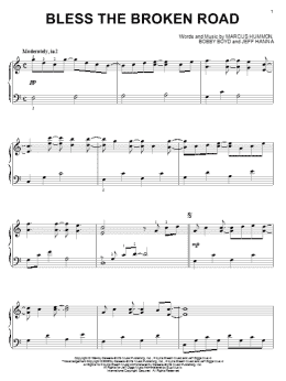 page one of Bless The Broken Road (Piano Solo)