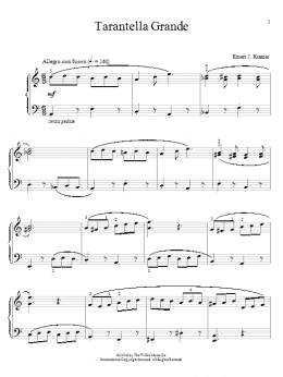 page one of Tarantella Grande (Educational Piano)