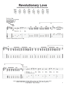 page one of Revolutionary Love (Easy Guitar Tab)