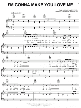 page one of I'm Gonna Make You Love Me (Piano, Vocal & Guitar Chords (Right-Hand Melody))