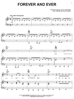 page one of Forever And Ever (Piano, Vocal & Guitar Chords (Right-Hand Melody))