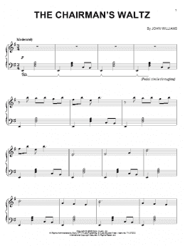 page one of The Chairman's Waltz (Piano Solo)