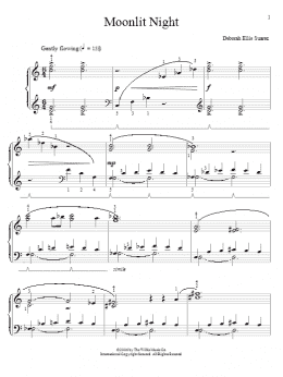 page one of Moonlit Night (Educational Piano)