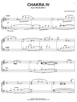 page one of Chakra IV (Piano Solo)
