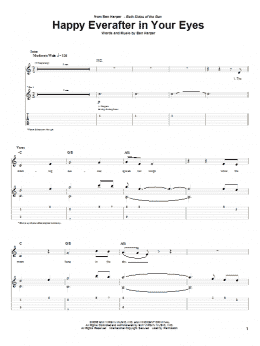 page one of Happy Everafter In Your Eyes (Guitar Tab)