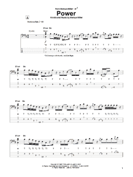 page one of Power (Bass Guitar Tab)