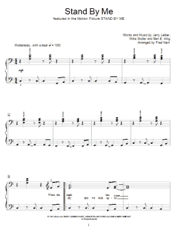 page one of Stand By Me (Educational Piano)
