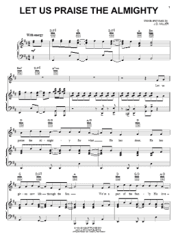 page one of Let Us Praise The Almighty (Piano, Vocal & Guitar Chords (Right-Hand Melody))