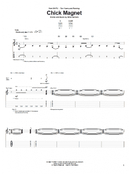 page one of Chick Magnet (Guitar Tab)