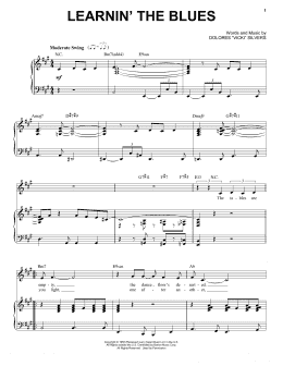 page one of Learnin' The Blues (Piano & Vocal)