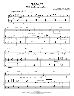 page one of Nancy - With The Laughing Face (Piano & Vocal)