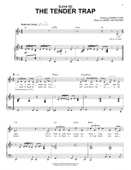 page one of (Love Is) The Tender Trap (Piano & Vocal)
