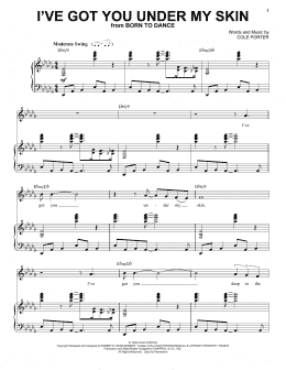 page one of I've Got You Under My Skin (Piano & Vocal)