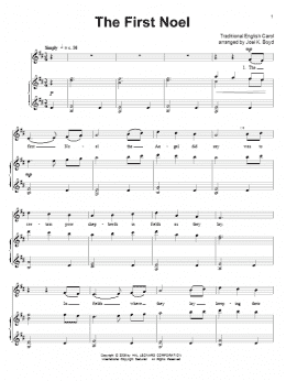 page one of The First Noel (Piano & Vocal)