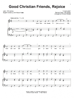 page one of Good Christian Men, Rejoice (Piano & Vocal)