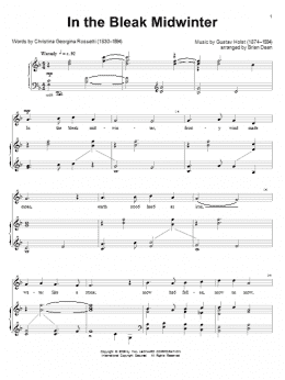 page one of In The Bleak Midwinter (Piano & Vocal)