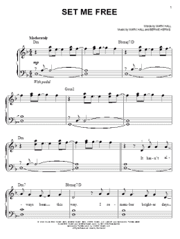page one of Set Me Free (Easy Piano)