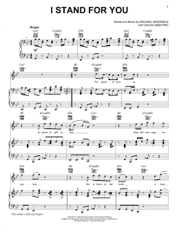 page one of I Stand For You (Piano, Vocal & Guitar Chords (Right-Hand Melody))
