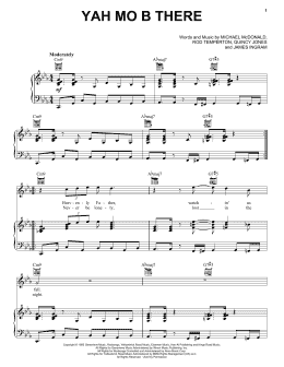 page one of Yah Mo B There (Piano, Vocal & Guitar Chords (Right-Hand Melody))