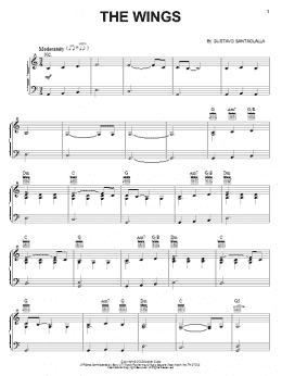 page one of The Wings (Piano Solo)