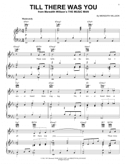 page one of Till There Was You (Piano, Vocal & Guitar Chords (Right-Hand Melody))