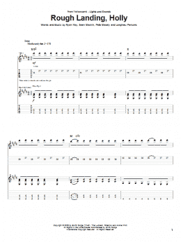 page one of Rough Landing, Holly (Guitar Tab)