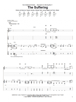 page one of The Suffering (Guitar Tab)