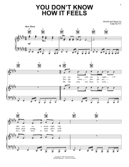 page one of You Don't Know How It Feels (Piano, Vocal & Guitar Chords (Right-Hand Melody))