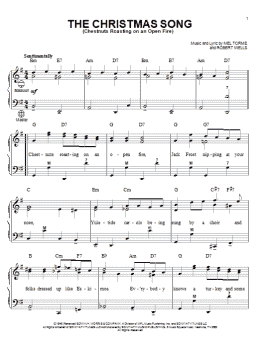 page one of The Christmas Song (Accordion)