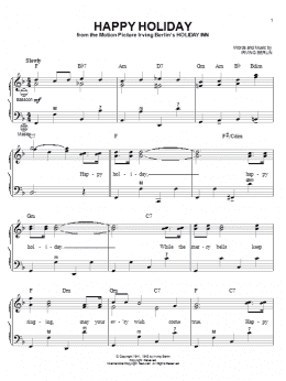 page one of Happy Holiday (Accordion)