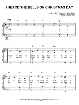 page one of I Heard The Bells On Christmas Day (Accordion)