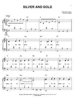 page one of Silver And Gold (Accordion)