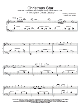 page one of Christmas Star (from Home Alone 2) (in the style of Debussy) (arr. David Pearl) (Piano Solo)