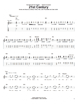 page one of 21st Century (Guitar Tab)